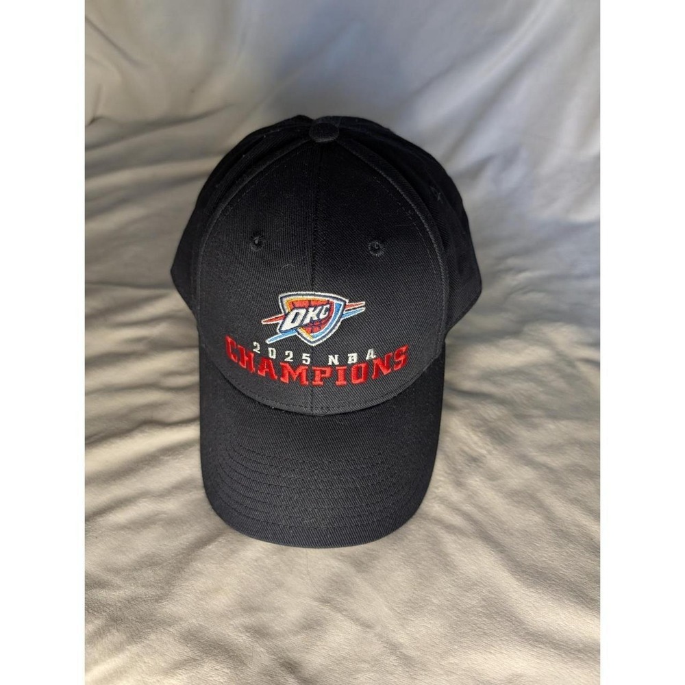 2025 NBA Champions OKC Oklahoma City Thunder Commemorative Hat